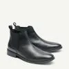GAZMAN Leather Chelsea Boot - Black
