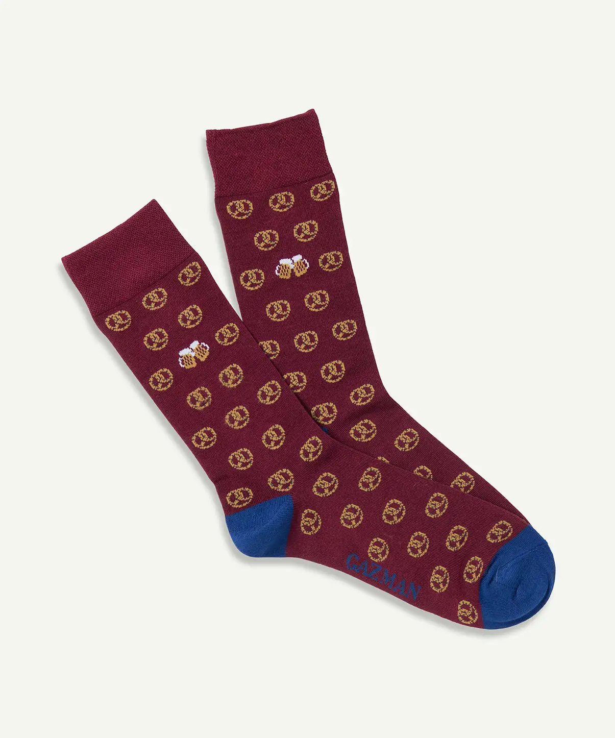 Gazman Non Tight Pretzel Sock - Wine 3 Gazman Non Tight Pretzel Sock - Wine