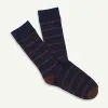 Gazman Non Tight Cushion Stripe Sock - Chocolate -Cheap Accessories Store 1 43328