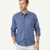 Gazman Brushed Twill Check Long Sleeve Shirt - Slate 1 Gazman Brushed Twill Check Long Sleeve Shirt - Slate -Cheap Accessories Store 1 44570