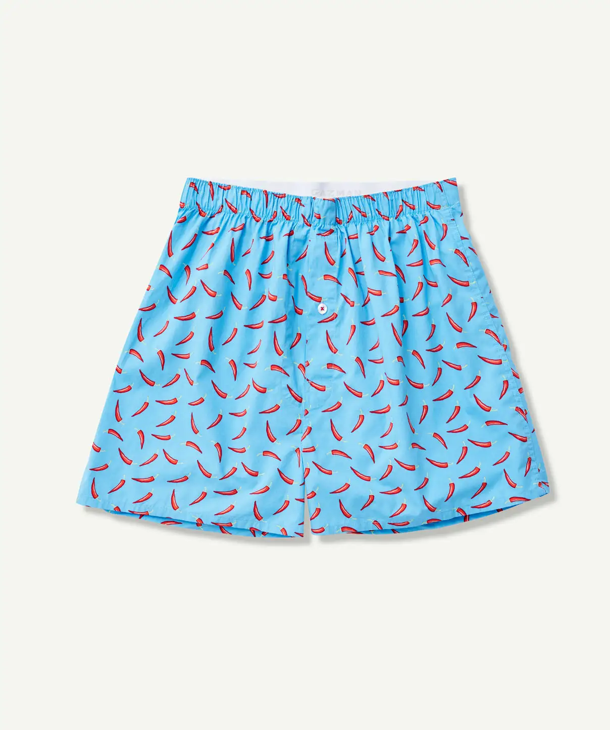Gazman Chilli Print Boxers - Blue 3 Gazman Chilli Print Boxers - Blue