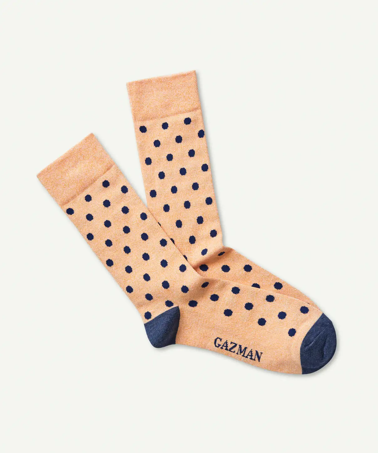 Gazman Non Tight Polka Dot Sock - Orange 3 Gazman Non Tight Polka Dot Sock - Orange