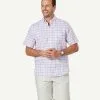 Gazman Easy Care Slub Check Short Sleeve Shirt - Pink 1 Gazman Easy Care Slub Check Short Sleeve Shirt - Pink -Cheap Accessories Store 1 47419