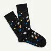 Gazman Non Tight Galaxy Sock - Black 2 Gazman Non Tight Galaxy Sock - Black -Cheap Accessories Store 1 48685