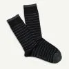 Gazman Non Tight Stripe Sock - Black 1 Gazman Non Tight Stripe Sock - Black -Cheap Accessories Store 1 48705
