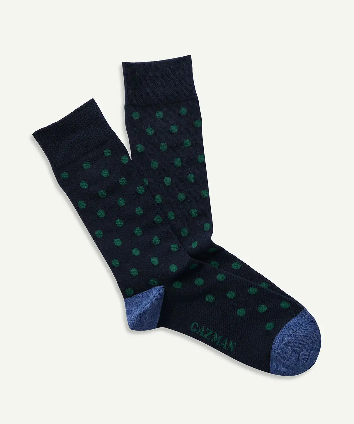 Gazman Non Tight Polka Dot Sock - Navy 3 Gazman Non Tight Polka Dot Sock - Navy