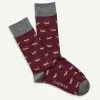 Gazman Non Tight Beagle Sock - Merlot -Cheap Accessories Store 1 48721
