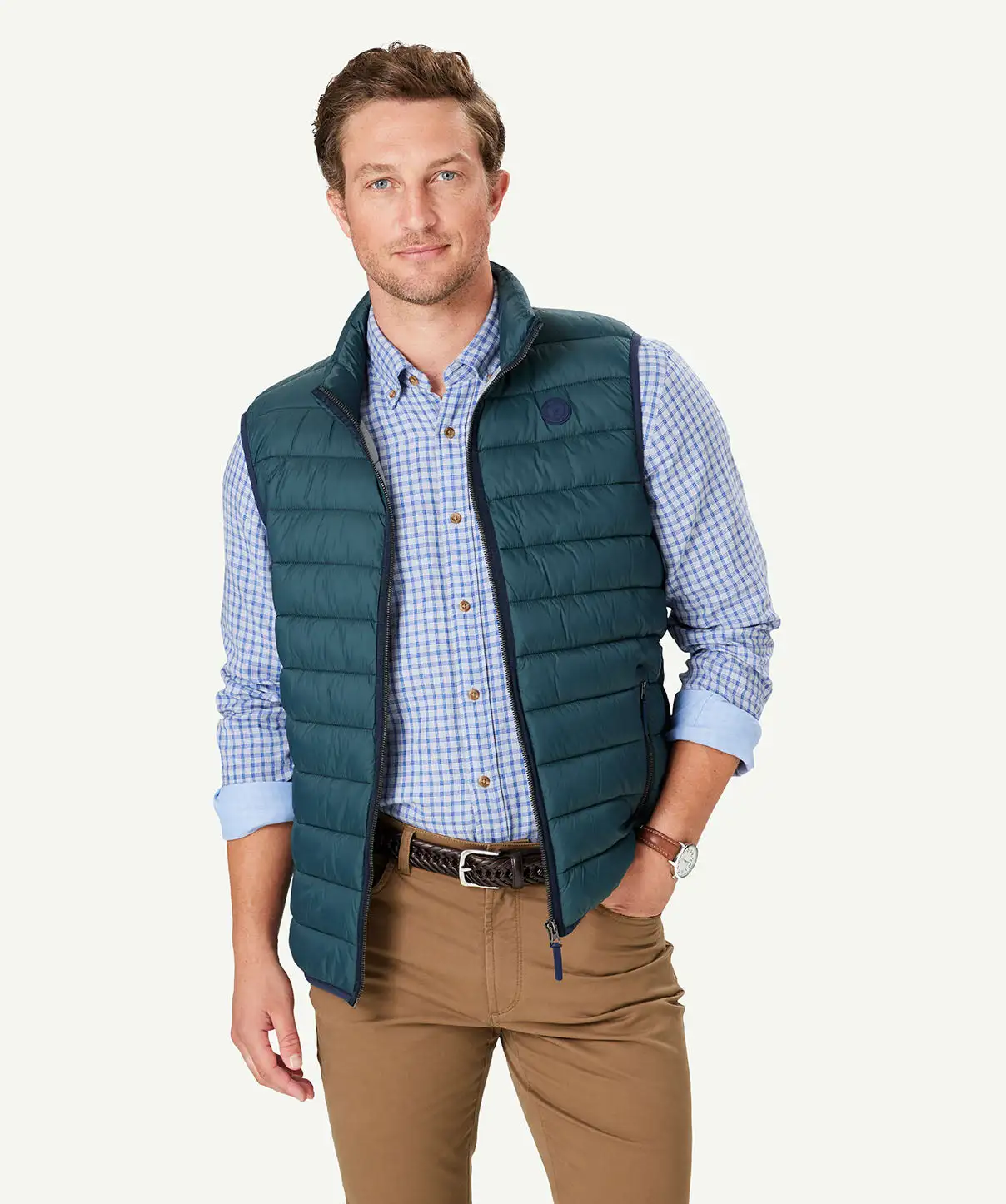 Gazman Lightweight Puffer Vest - Forest 3 Gazman Lightweight Puffer Vest - Forest