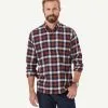 Gazman Brushed Twill Box Check Long Sleeve Shirt - Brick 1 Gazman Brushed Twill Box Check Long Sleeve Shirt - Brick -Cheap Accessories Store 1 50010