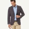 Gazman Wool Blend Textured Weave Sports Jacket - Mahogany -Cheap Accessories Store 1 50032