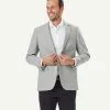 Gazman Wool Blend Houndstooth Sports Jacket - Light Grey -Cheap Accessories Store 1 50038