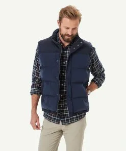 Gazman Wilmot Panel Vest - Navy