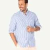 Gazman Linen Bengal Stripe Long Sleeve Shirt - Surf 1 Gazman Linen Bengal Stripe Long Sleeve Shirt - Surf -Cheap Accessories Store 1 32cbb256 93aa 426a b993 ac090a825a22
