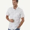 Gazman Tailored Fit Linen Blend Print Short Sleeve Shirt - Dove 1 Gazman Tailored Fit Linen Blend Print Short Sleeve Shirt - Dove -Cheap Accessories Store 1 459f99ba 7c5d 4fb1 bb1c 7cd194986d76