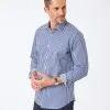 Gazman Tailored Fit Easy Care Twill Check Shirt - Navy -Cheap Accessories Store 1 4ec942b6 ddb1 4a74 9ba3 5b956dbb4bc6