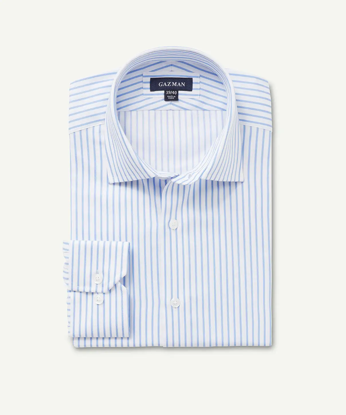 Gazman Easy Care Stripe Business Shirt - White 3 Gazman Easy Care Stripe Business Shirt - White