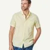 Gazman Casual Textured Linen Blend Plain Shirt - Yellow 2 Gazman Casual Textured Linen Blend Plain Shirt - Yellow -Cheap Accessories Store 1 6cb33eb8 4fe1 4a1b 9ce8 6c3d40f2adaa