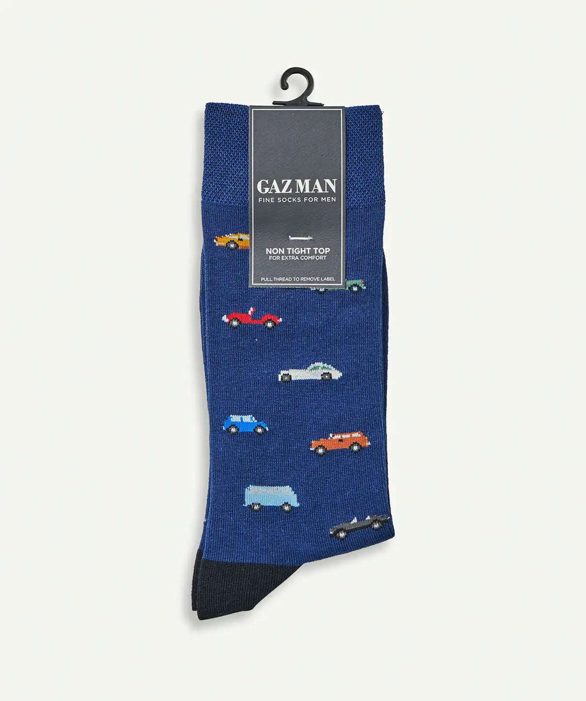 Gazman Non Tight Vroom Vroom Sock - Navy 3 Gazman Non Tight Vroom Vroom Sock - Navy