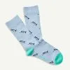 Gazman Non Tight Marlin Sock - Blue Marle