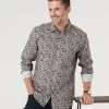 Gazman Tailored Fit Floral Print Shirt - Autumn -Cheap Accessories Store 1 c5009450 a6ad 4ac9 9fc9 fa9b0a6f7469
