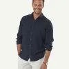 Gazman Pure Linen Plain Long Sleeve Shirt - Dark Navy 1 Gazman Pure Linen Plain Long Sleeve Shirt - Dark Navy -Cheap Accessories Store 1 c5a8f369 2d1f 429b b61f 93266fbfe66a