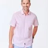 Gazman Smart Dot Print Short Sleeve Shirt - Pink -Cheap Accessories Store 1 d20b39b9 6a9f 4b76 953f 9d70dbac8d01