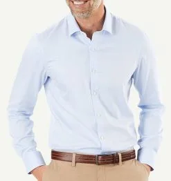 Gazman Tailored Fit Easy Care Oxford Shirt - Sky Blue -Cheap Accessories Store 1 da712eff 44a7 4155 828b 435752df4abf