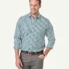 Gazman Wrinkle Free Oxford Gingham Long Sleeve Shirt - Forest 2 Gazman Wrinkle Free Oxford Gingham Long Sleeve Shirt - Forest -Cheap Accessories Store 1 e8fa88e4 29b4 4e4e ad2b 37432e95e4bb