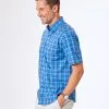 Gazman Easy Care Plaid Short Sleeve Shirt - Cobalt 2 Gazman Easy Care Plaid Short Sleeve Shirt - Cobalt -Cheap Accessories Store 1 ec5e447d 2209 42c7 a845 3155b67dae5c