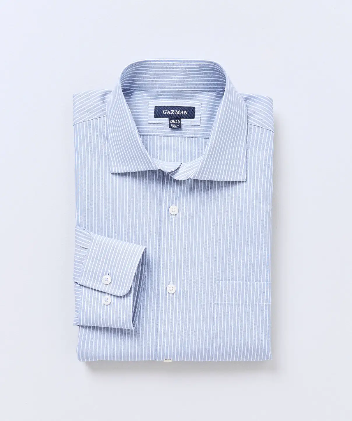 Gazman Classic Jaspe Business Shirt - Blue 3 Gazman Classic Jaspe Business Shirt - Blue