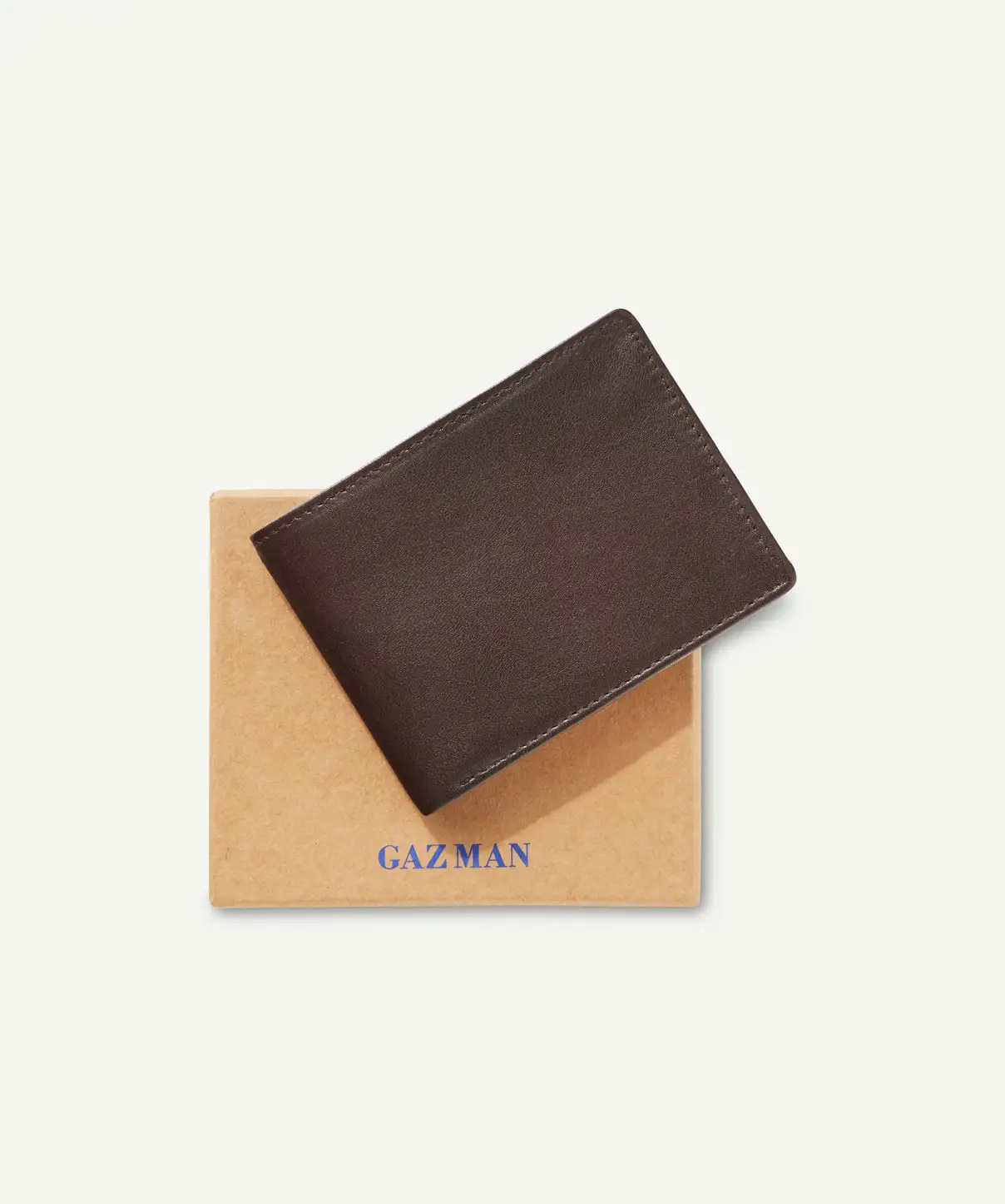 Gazman Leather ID Wallet - BROWN 3 Gazman Leather ID Wallet - BROWN
