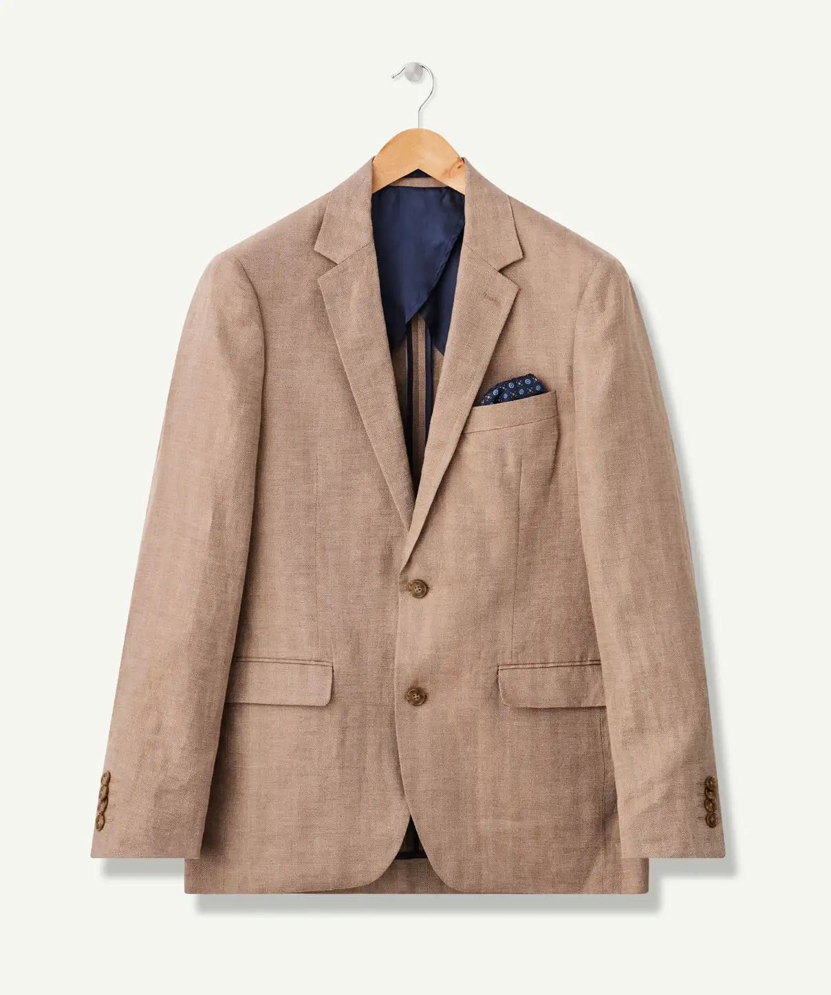 Gazman Linen Herringbone Sports Jacket - Chestnut 4 Gazman Linen Herringbone Sports Jacket - Chestnut - Image 2