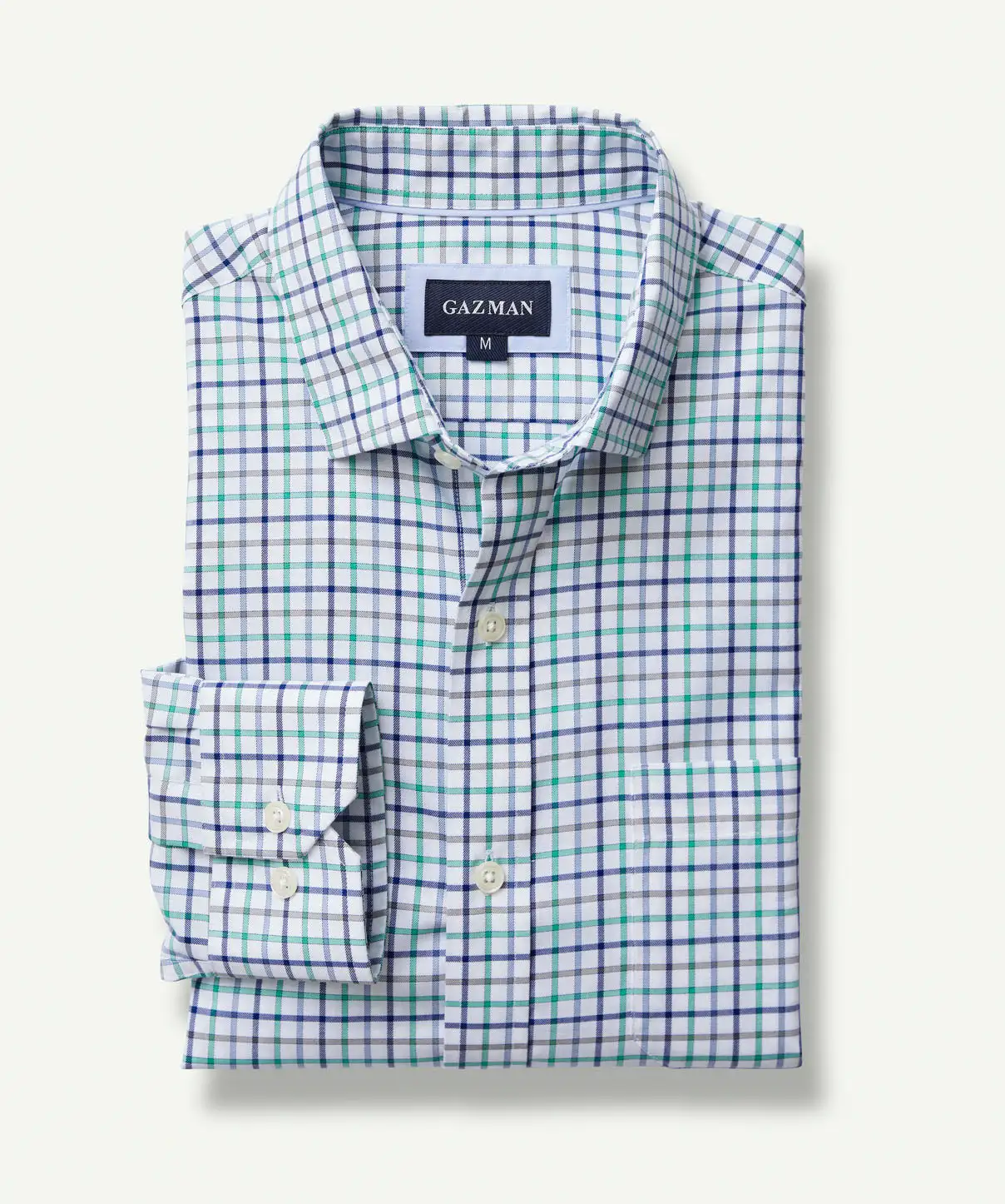 Gazman Easy Care Twill Check Long Sleeve Shirt - Multi Check 4 Gazman Easy Care Twill Check Long Sleeve Shirt - Multi Check - Image 2