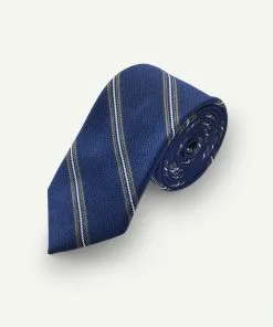 Gazman Textured Stripe Tie - Khaki