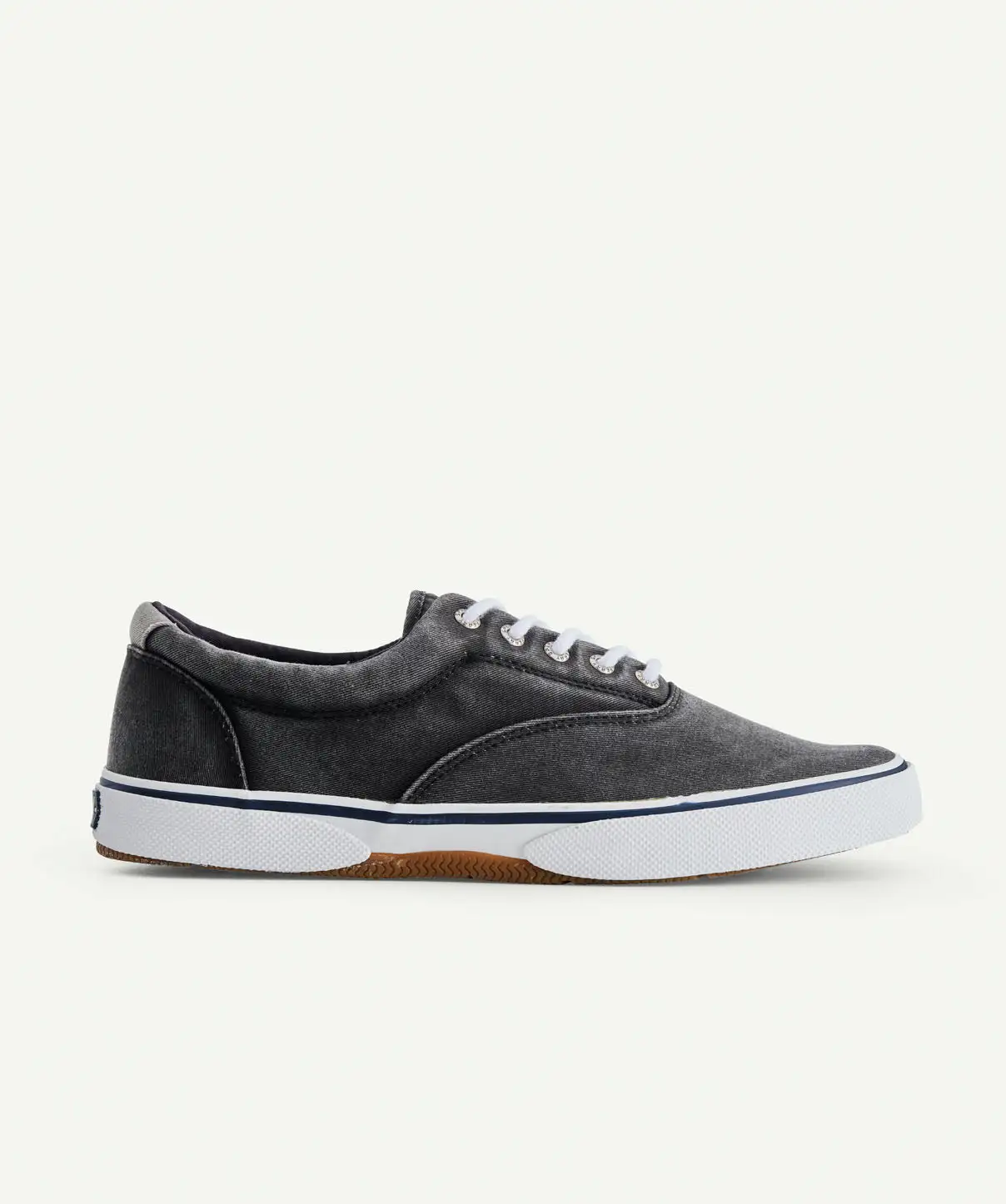 Gazman Sperry Halyard Saltwashed Shoe - Black 4 Gazman Sperry Halyard Saltwashed Shoe - Black - Image 2