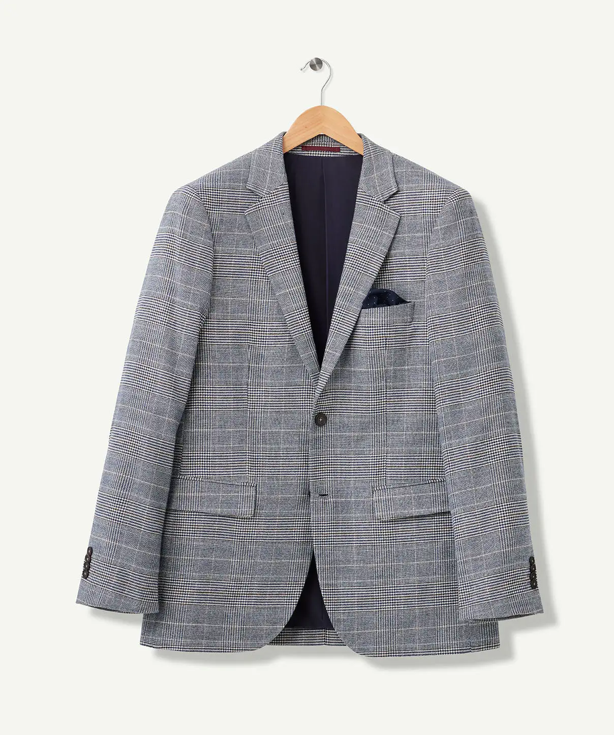 Gazman Prince Of Wales Check Sports Jacket - Multi Check 4 Gazman Prince Of Wales Check Sports Jacket - Multi Check - Image 2