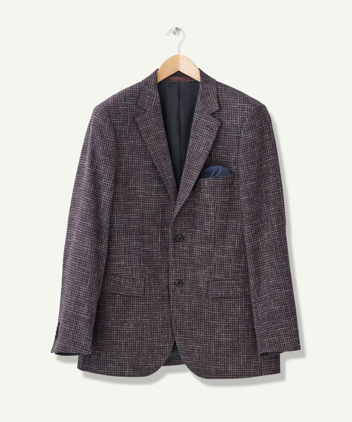 Gazman Wool Blend Textured Weave Sports Jacket - Mahogany 4 Gazman Wool Blend Textured Weave Sports Jacket - Mahogany - Image 2