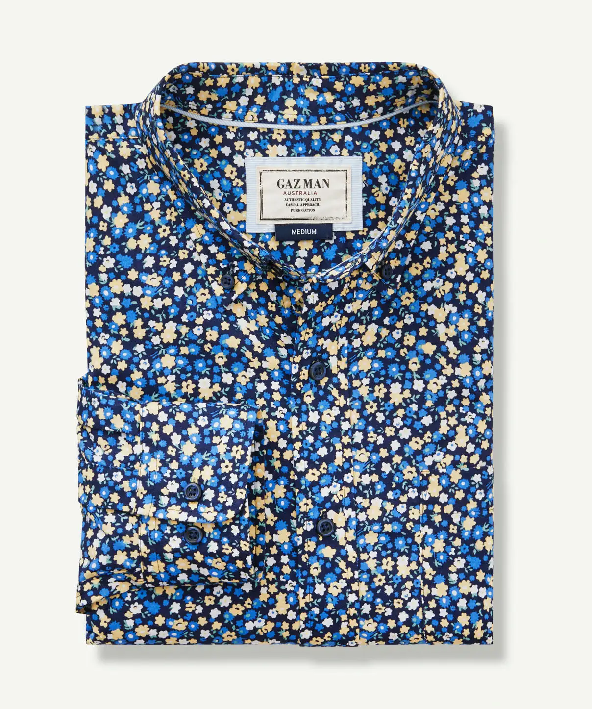 Gazman Casual Floral Print Long Sleeve Shirt - Multi Print 4 Gazman Casual Floral Print Long Sleeve Shirt - Multi Print - Image 2