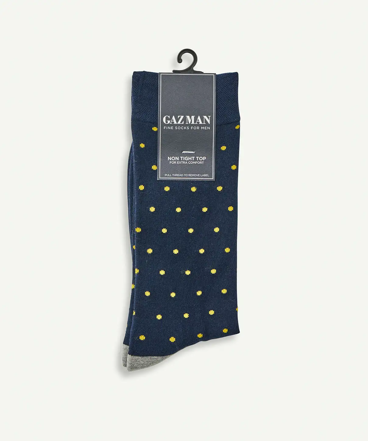 Gazman Non Tight Cushion Dot Sock - Navy 4 Gazman Non Tight Cushion Dot Sock - Navy - Image 2