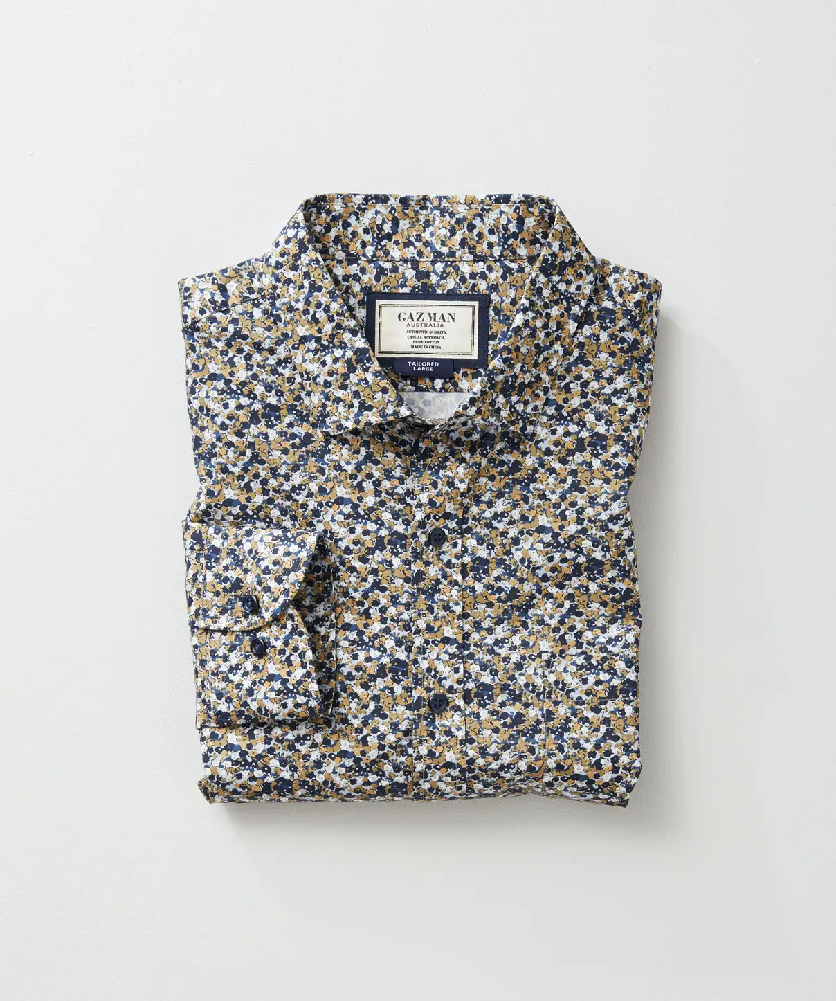 Gazman Tailored Fit Floral Print Shirt - Autumn 4 Gazman Tailored Fit Floral Print Shirt - Autumn - Image 2