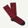 Gazman Non Tight Comfort Dot Sock - Wine -Cheap Accessories Store 2 d879b0c2 3a03 423c 906b 35a477297fa1