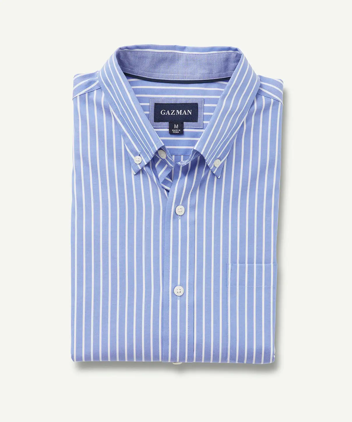 Gazman Easy Care Stripe Shirt - Royal 4 Gazman Easy Care Stripe Shirt - Royal - Image 2