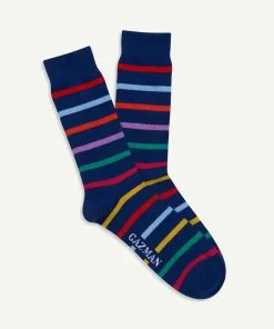 Gazman Comfort Multi Stripe Socks - Blue 10 Gazman Comfort Multi Stripe Socks - Blue -Cheap Accessories Store 2 ee0e8e57 a135 427f 8243 a8512159f48c