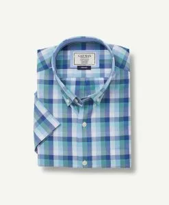 Gazman Melange Check Short Sleeve Shirt - Mint -Cheap Accessories Store 2 f324bb95 aec3 4aa2 8ae9 f8f8d2aadfe3