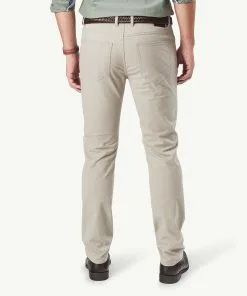 Gazman Modern Stretch 5 Pocket Pants - Limestone -Cheap Accessories Store 3 43070
