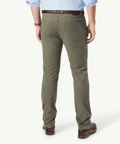 Gazman Modern Stretch 5 Pocket Pants - Army -Cheap Accessories Store 3 43076