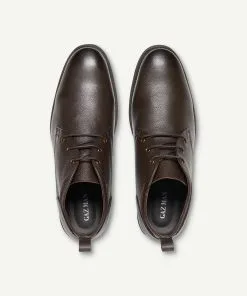 GAZMAN Leather Desert Boot - Chocolate -Cheap Accessories Store 3 43106