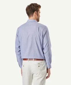 Gazman Brushed Arrow Print Long Sleeve Shirt - Pale Blue -Cheap Accessories Store 3 44522