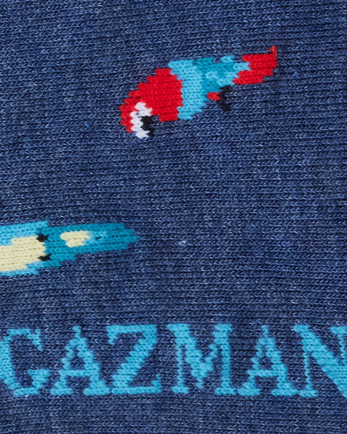 Gazman Non Tight Parrot Sock - Denim 5 Gazman Non Tight Parrot Sock - Denim - Image 3