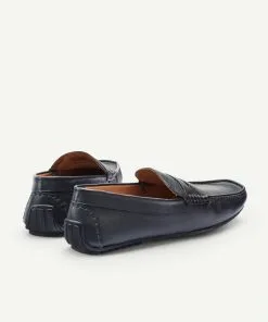 Gazman Leather Driving Shoe - Midnight -Cheap Accessories Store 3 46830